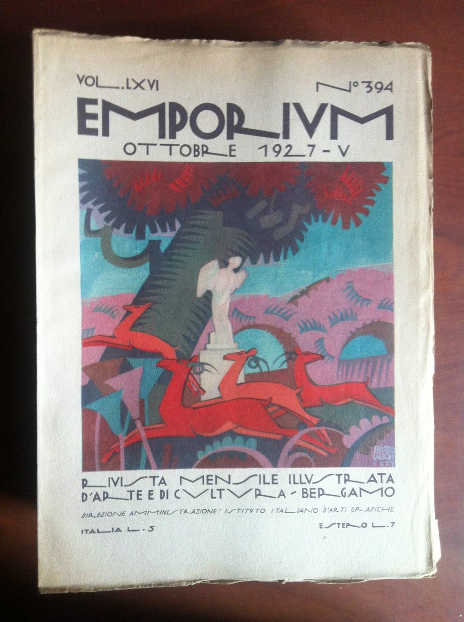 Emporium Vol LXVI n^ 394 Ottobre 1927 - E15368