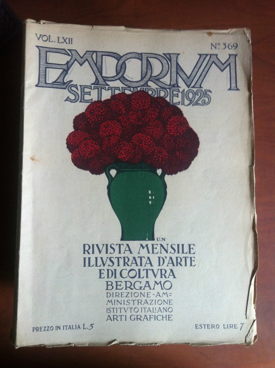Emporium Vol LXVII n^ 369 Settembre 1925 - E15349
