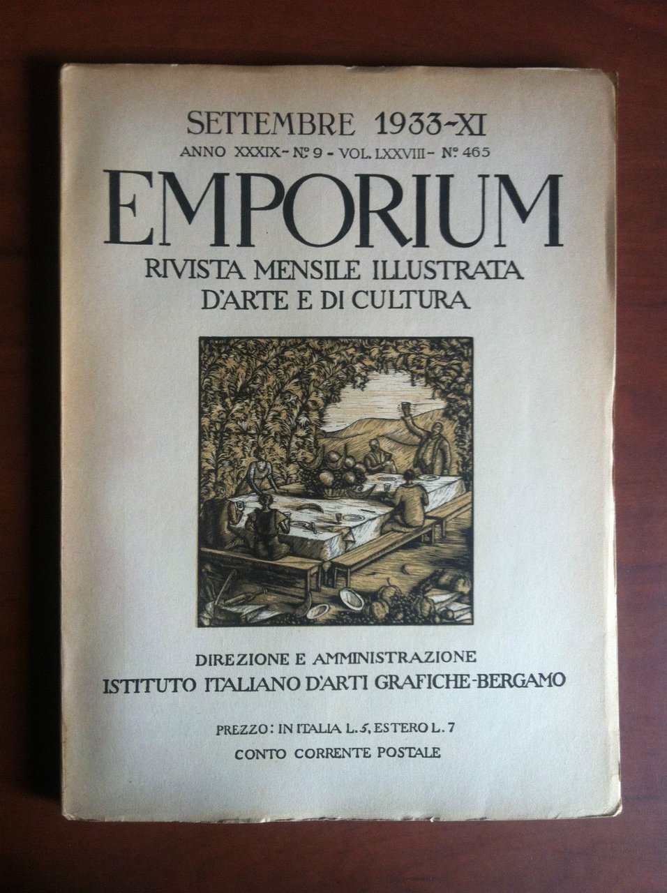 Emporium Vol LXXVIII n^ 465 Settembre 1933 - E15340