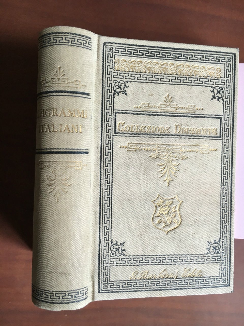 Epigrammi italiani Guido Mazzoni Barbera Ed 1896 - E21524