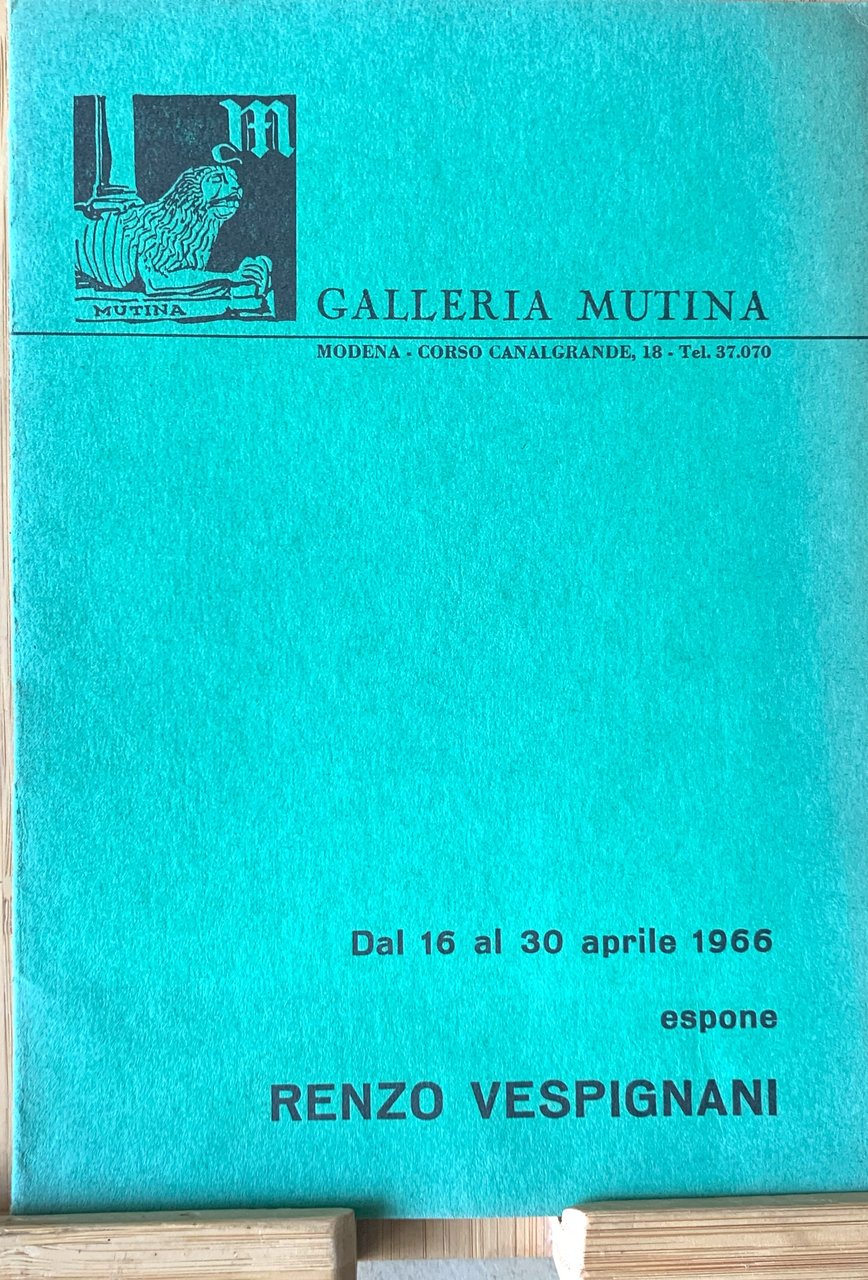 Espone Renzo Vespignani 1966
