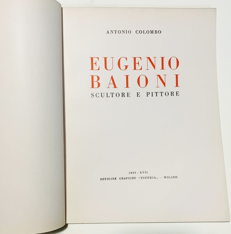 Eugenio Baioni scultore e pittore / Bajoni | Immagine Gallery 3