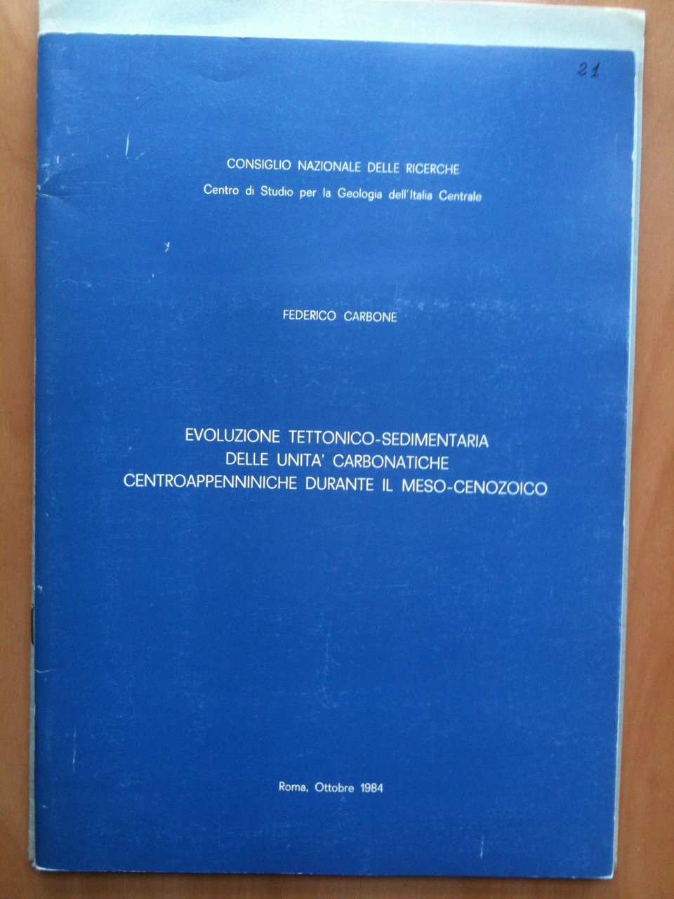 Evoluzione tettonico-sedimentaria delle unità carbonatiche centroappenniniche