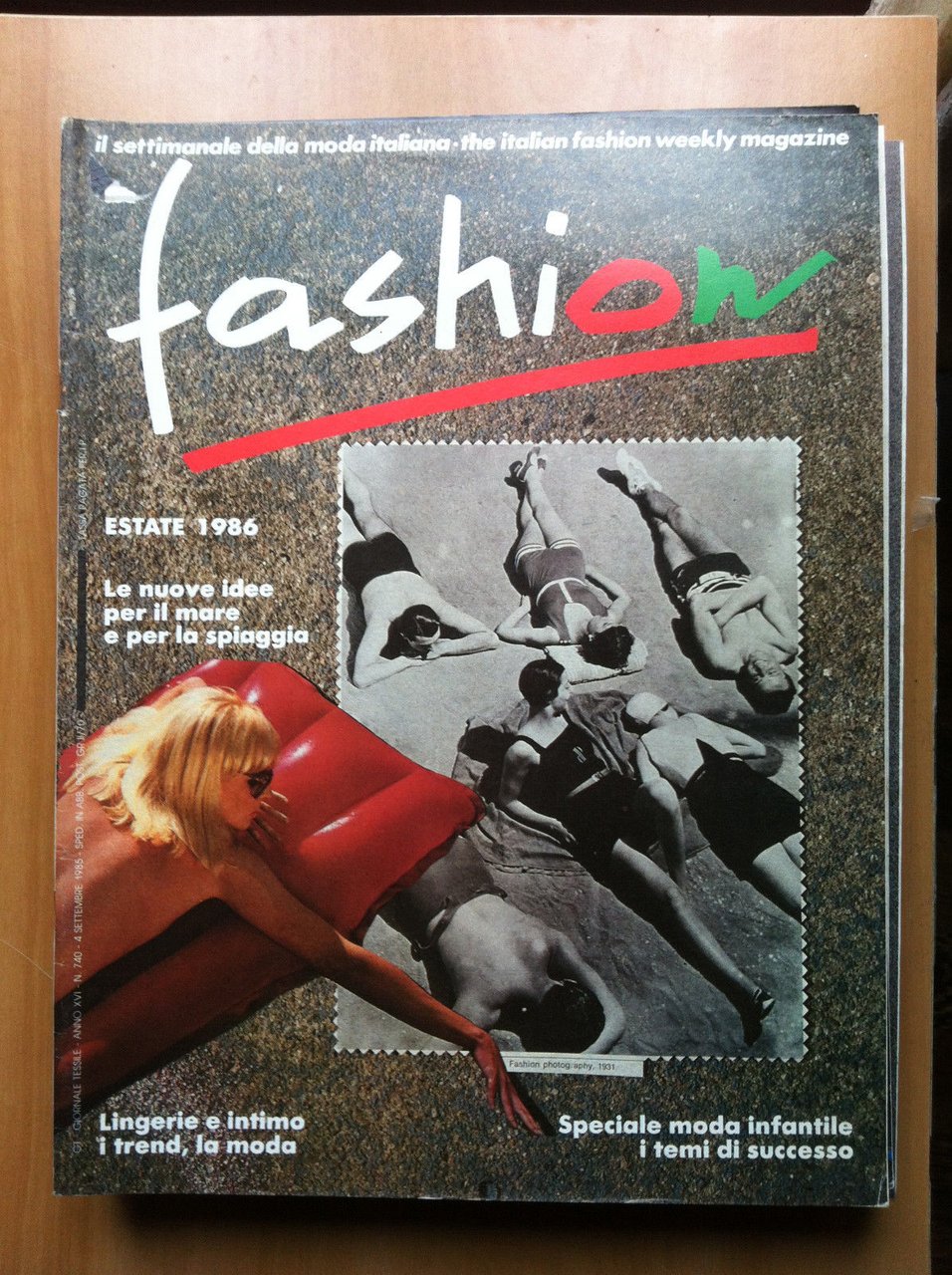 Fashion Anno XVI n^ 740 - 4 Settembre 1985 - …