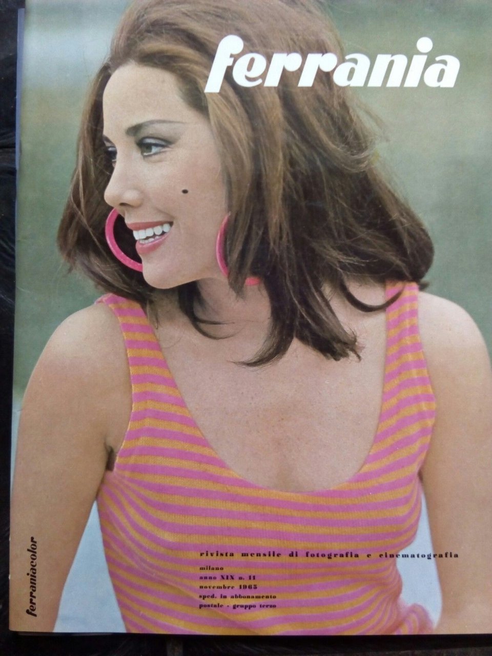 Ferrania Anno XIX n^11 novembre 1965 Cover: Maria Grazia Spina