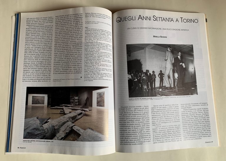 Flash Art. La prima rivista d'Arte in Europa / Edizione …