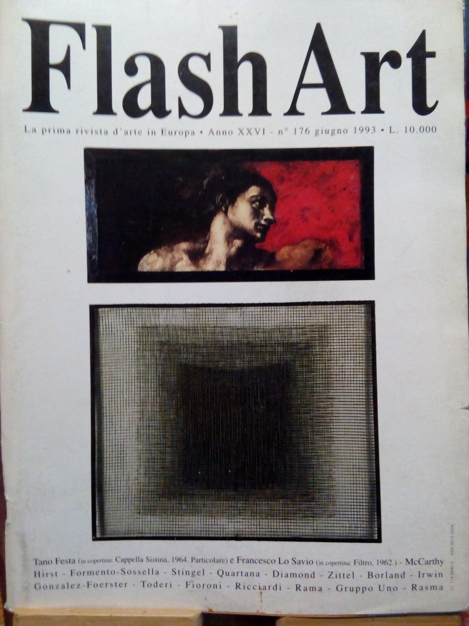 Flash Art la prima rivista d'arte in Europa giugno 1993