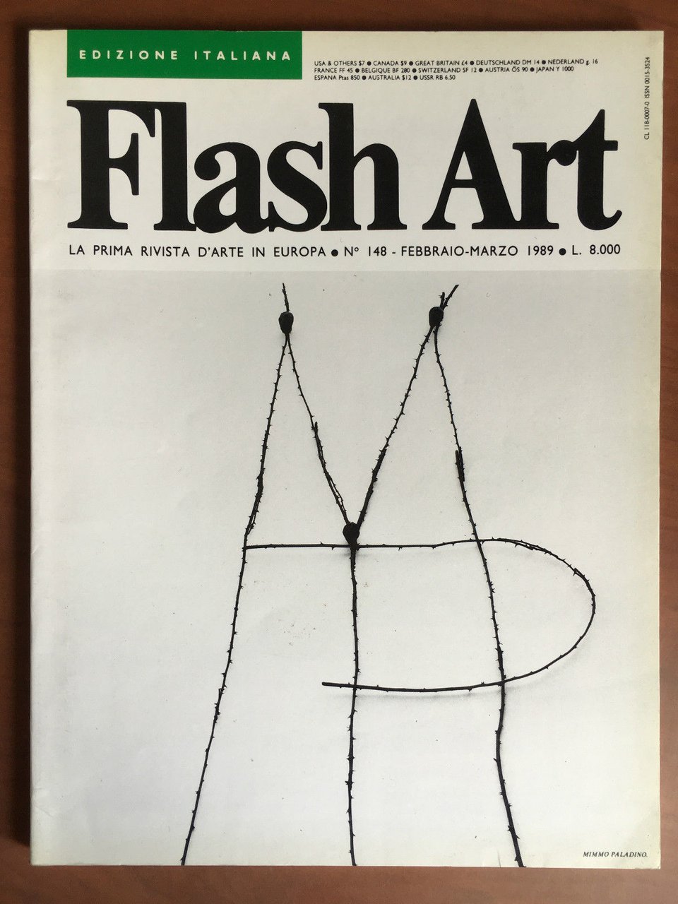 Flash Art n^ 148 Febbraio-Marzo 1989 Cover: Mimmo Paladino - …