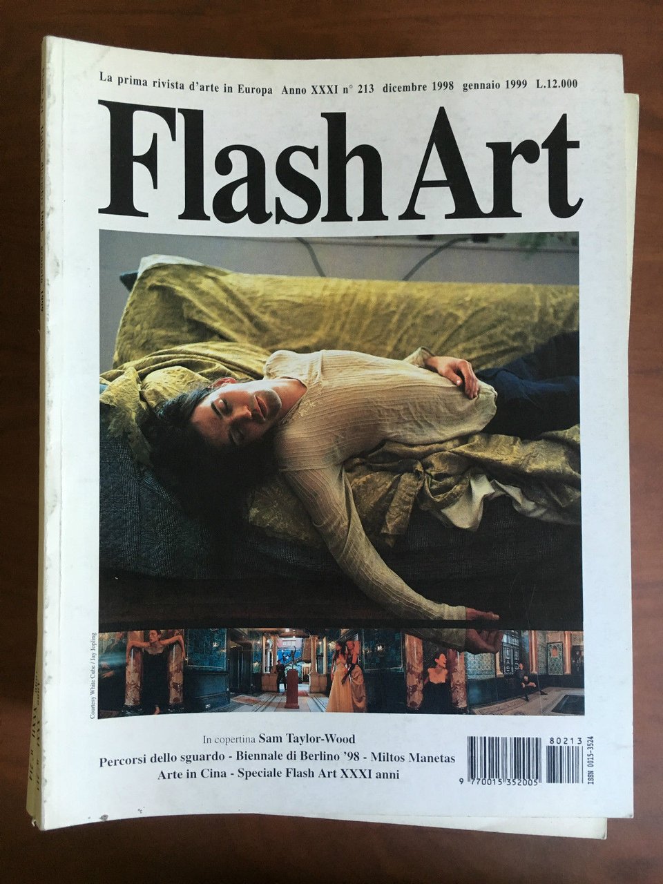 Flash Art n^ 213 Dicembre 1998 Gennaio 1999 Cover: Sam …