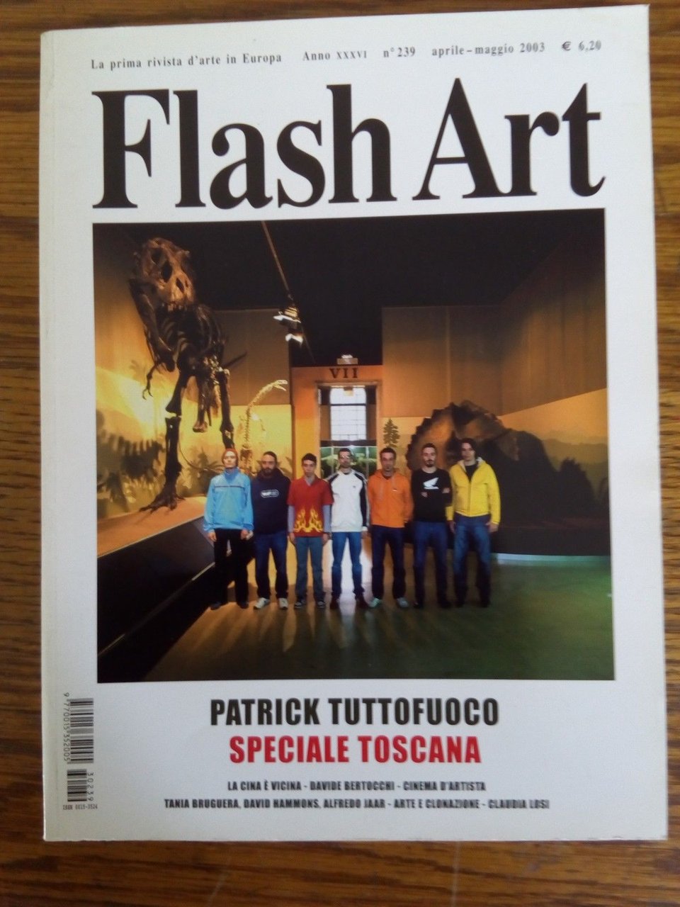 Flash Art n^239 aprile-maggio 2003 Cover:Patrick Tuttofuoco