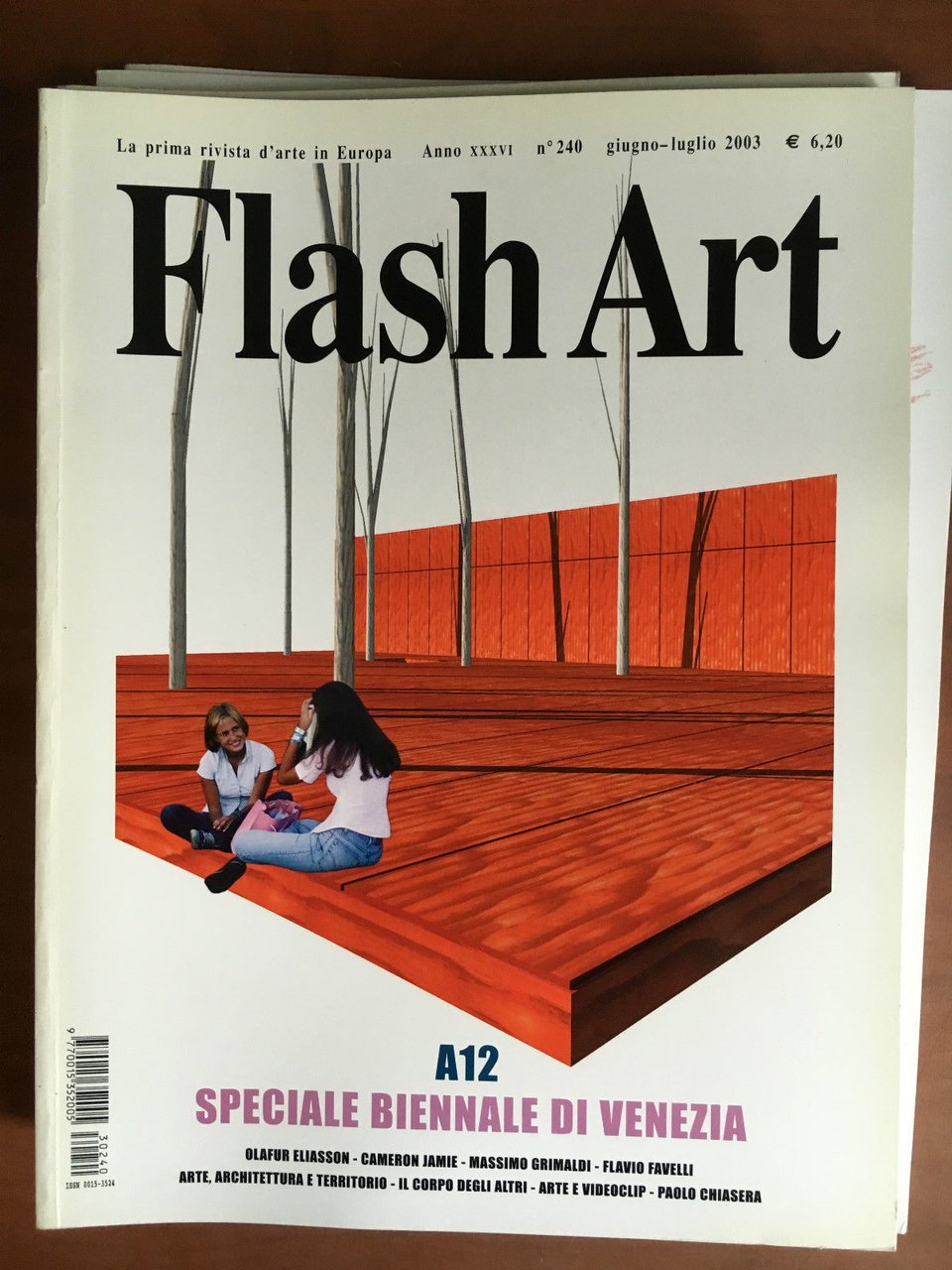 Flash Art n^ 240 Giugno/Luglio 2003 Cover. A12 - E21315