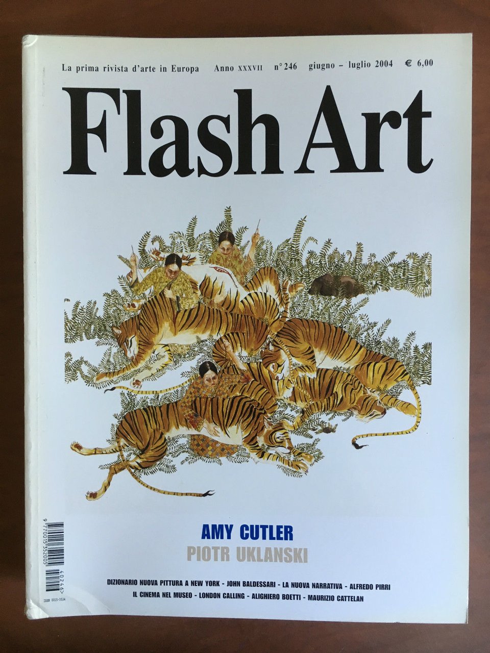 Flash Art n^ 246 Giugno/Luglio 2004 Cover: Amy Cutler - …