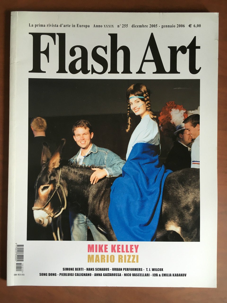 Flash Art n^ 255 Dicembre 2005 Cover: Mike Kelley Mario …