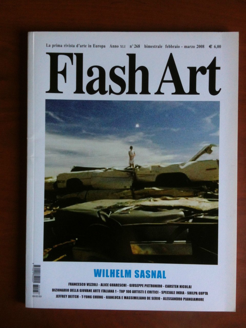 Flash Art n^ 268 Febbraio Marzo 2008 Cover Wilhelm Sasnal