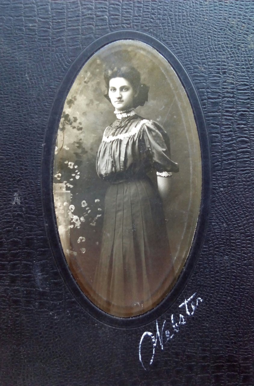 Fotografia ai sali d'argento firmata Webster 1890/1900