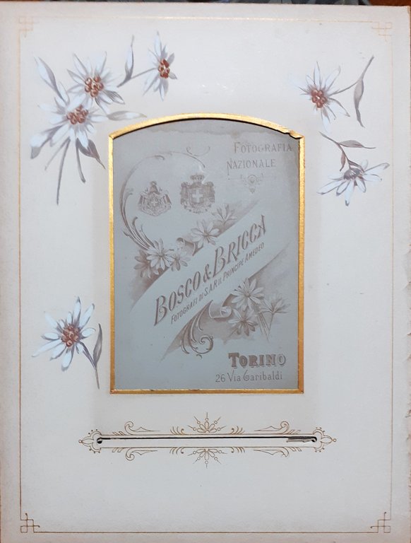 fotografia all'albumina Bosco &amp; Bricca Torino 1890 circa