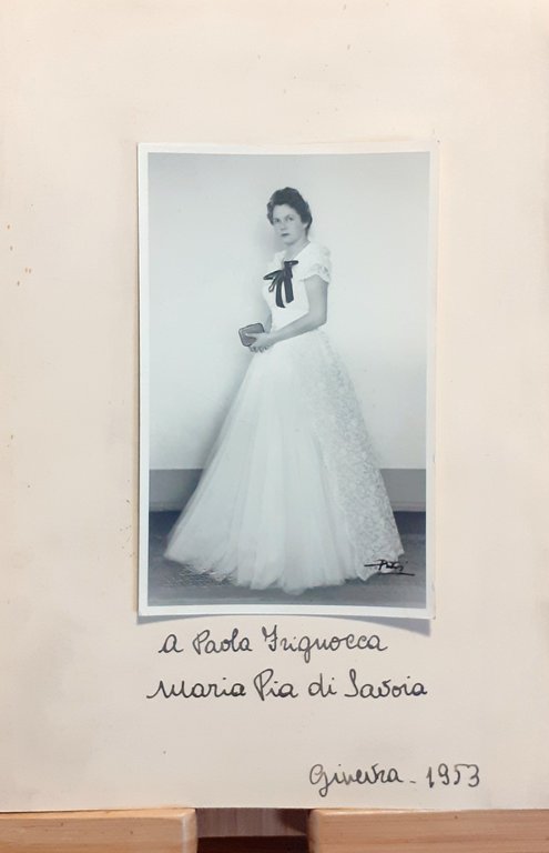 Fotografia Maria Pia di Savoia Ginevra 1953