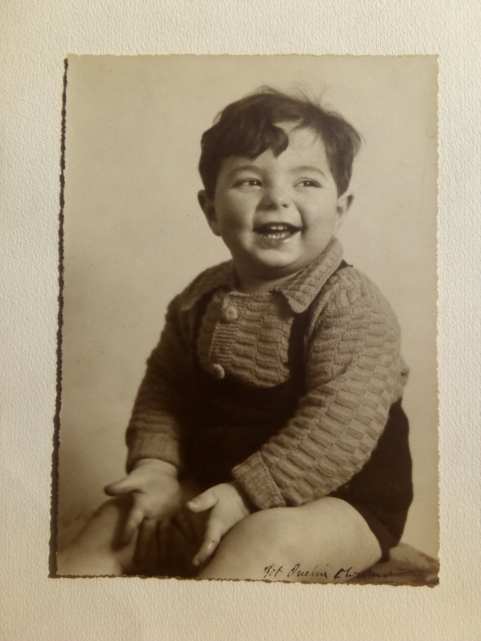 Fotografia originale ai sali d'argento virata seppia anni '40/50