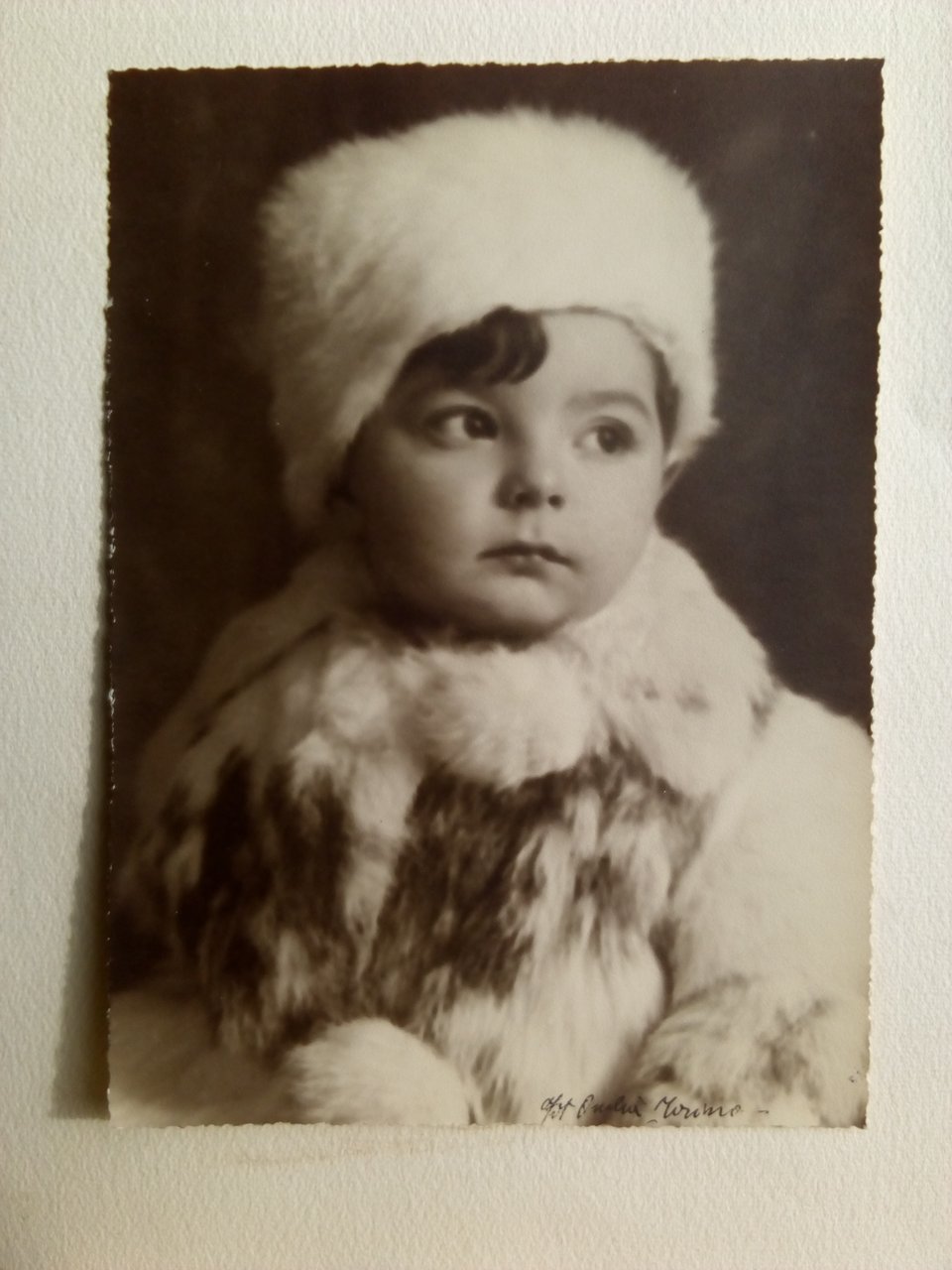 fotografia originale ai sali d'argento virata seppia anni '40/50