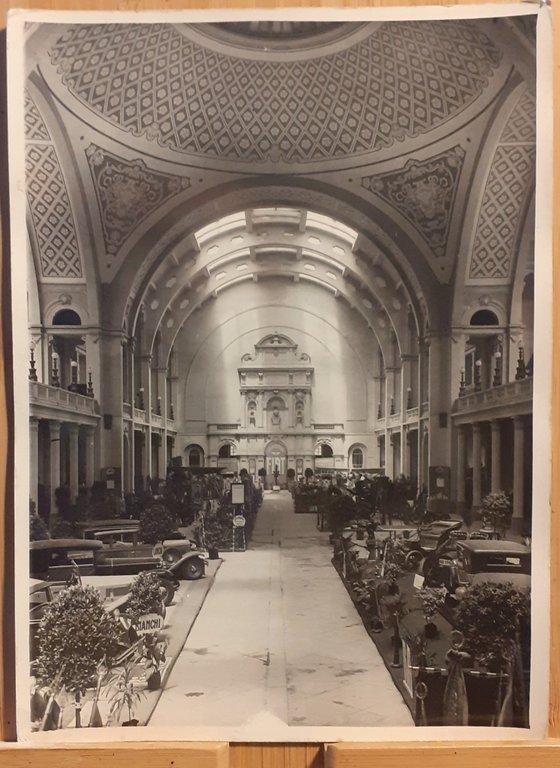 Fotografia originale anni '30 Expo. Automobili Torino Fiat Aviazione
