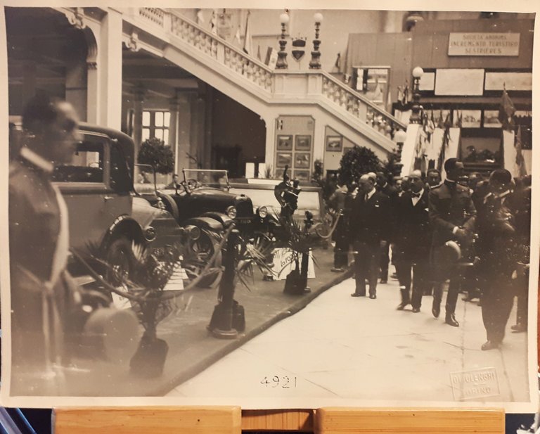 Fotografia originale anni '30 Expo. Automobili Torino Principe Umberto di …
