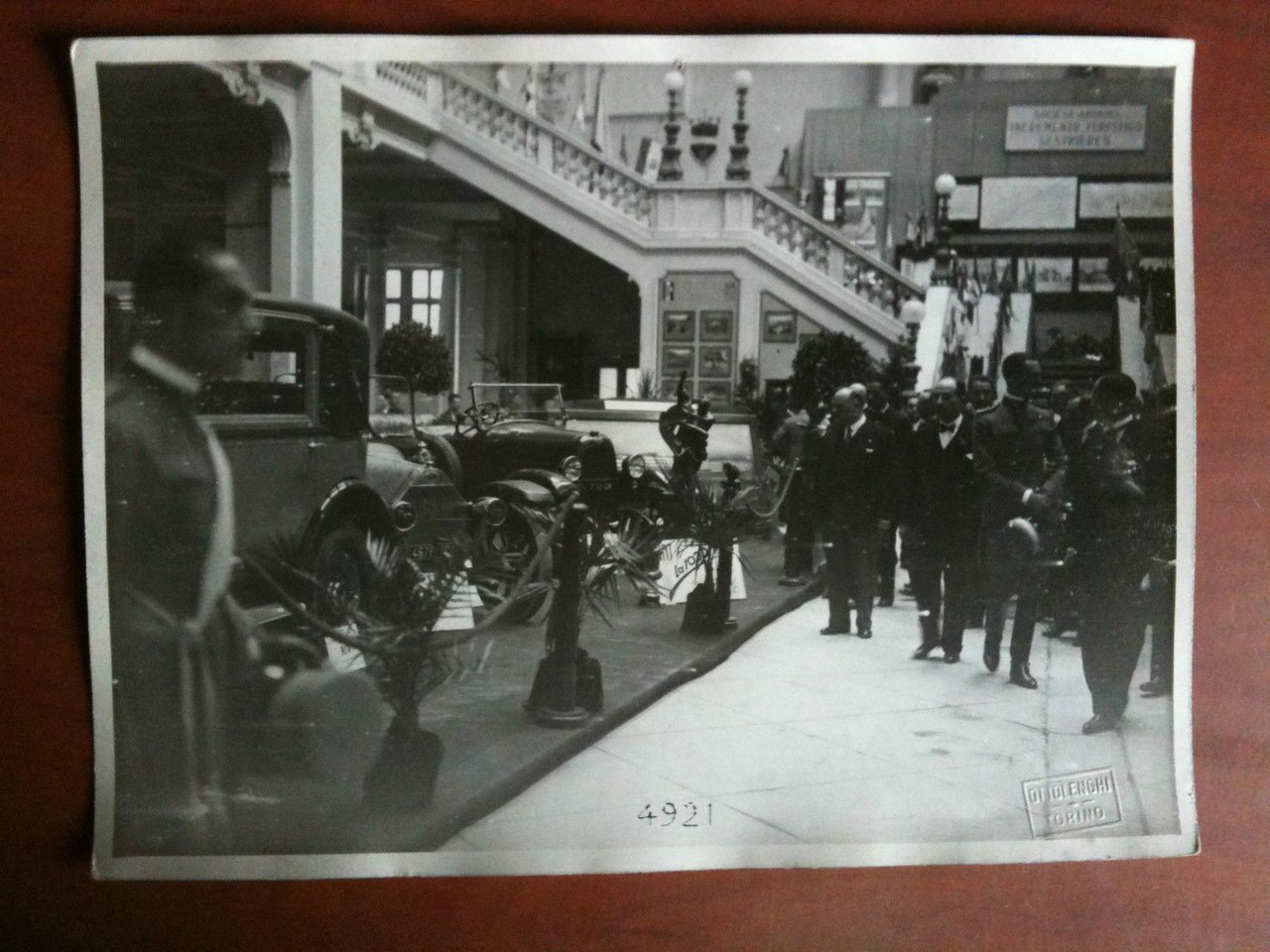 Fotografia originale anni '30 Expo. Automobili Torino Principe Umberto di …