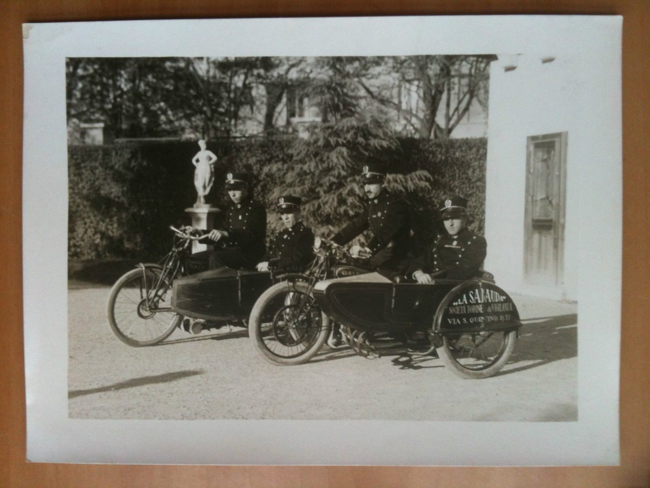 Fotografia originale anni '30 P. Canonica - Torino Corpo Vigili …
