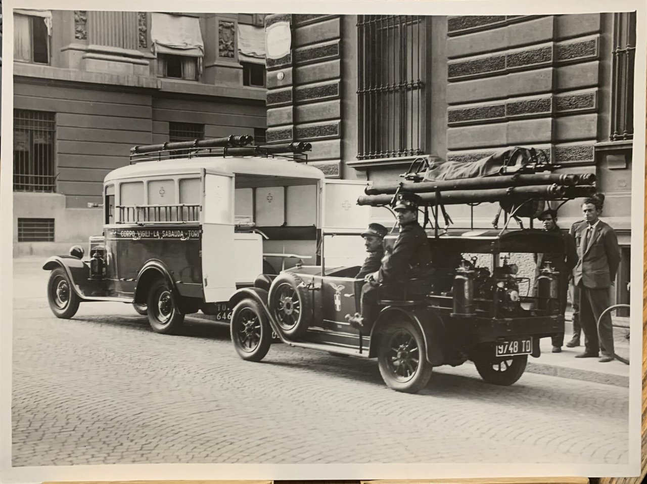 Fotografia originale anni '30 P. Canonica - Torino Corpo Vigili … | Immagine principale