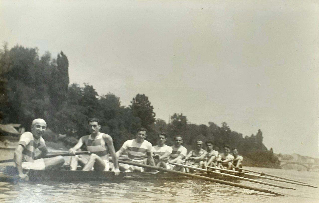 Fotografia originale Canottaggio "CEREA" Coppa Val Seriana Torino 1926