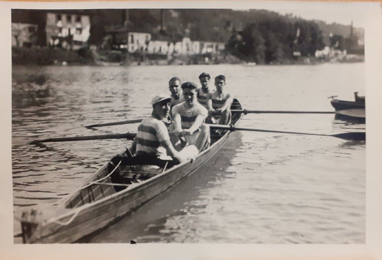 Fotografia originale Canottaggio Cerea Vincitori Coppa Professori Torino 1926 | Immagine Gallery 1