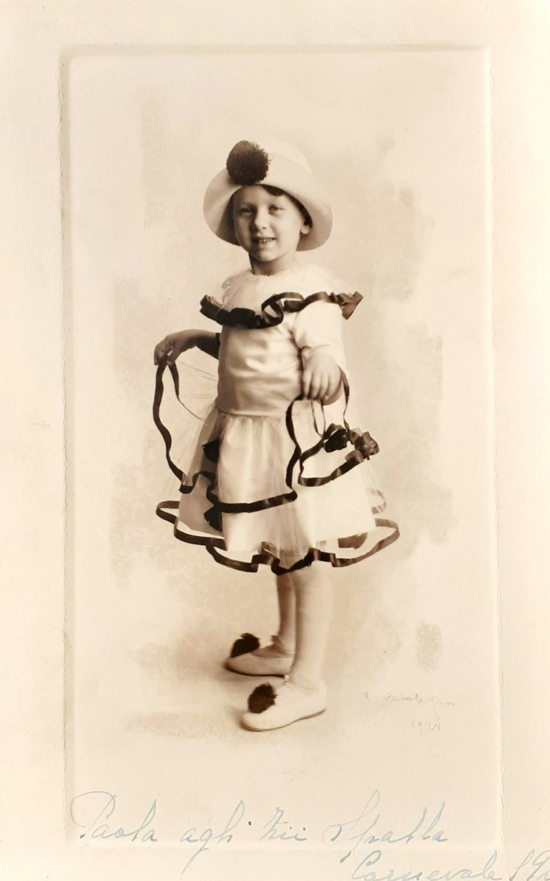 Fotografia originale "Carnevale" Torino 1925