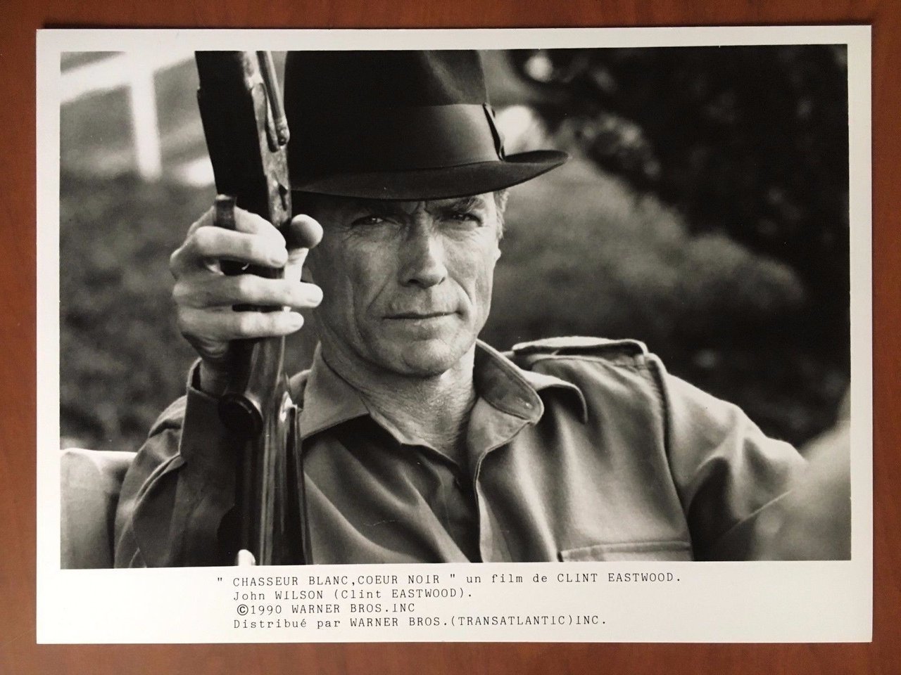 Fotografia originale Clint Eastwood Chasseur blanc, coeur noir Warner B.- …