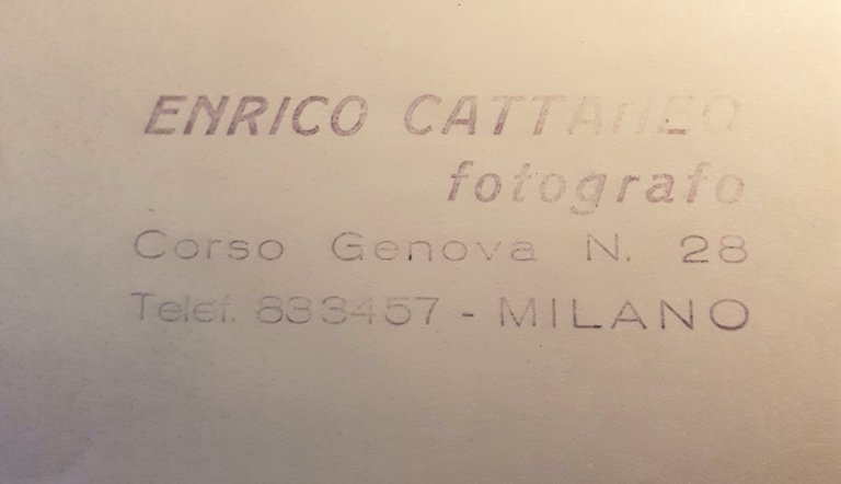 Fotografia originale di E. Cattaneo Enrico Baj Galleria Marconi 1969