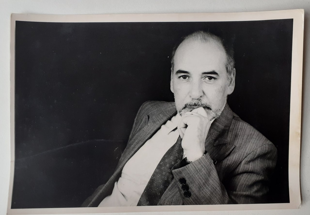 fotografia originale ritratto di Tahar Ben Jelloun fotografo S. Mazza …