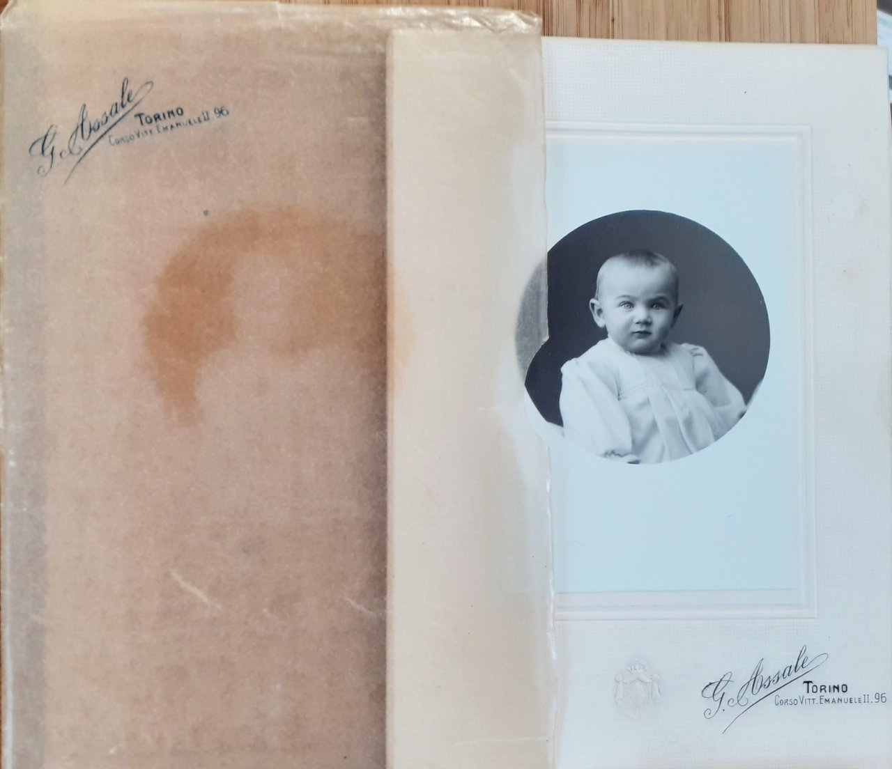 Fotografia originale "Ritratto" Fotografo G. Assale Torino 1915 ca.
