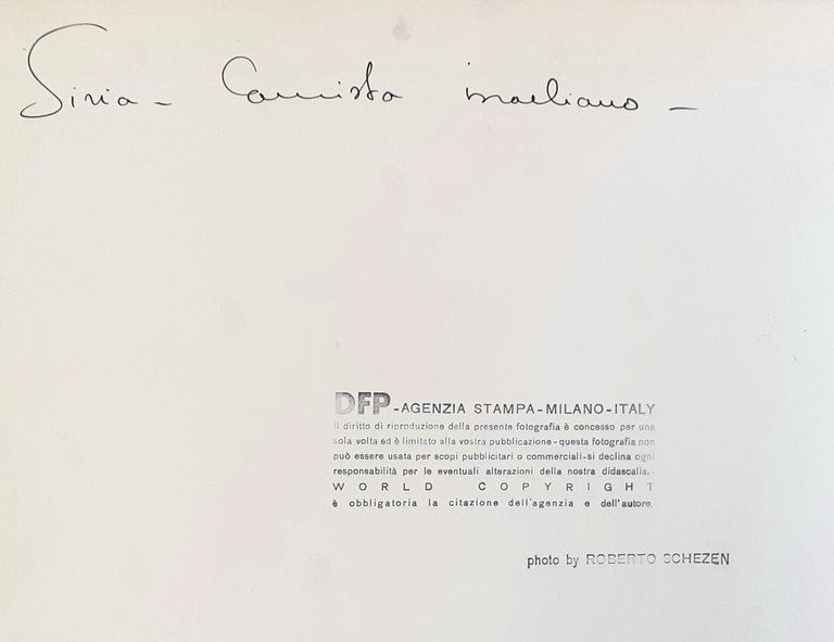 fotografia originale Roberto Schezen "Siria. Carrista israeliano" 1973