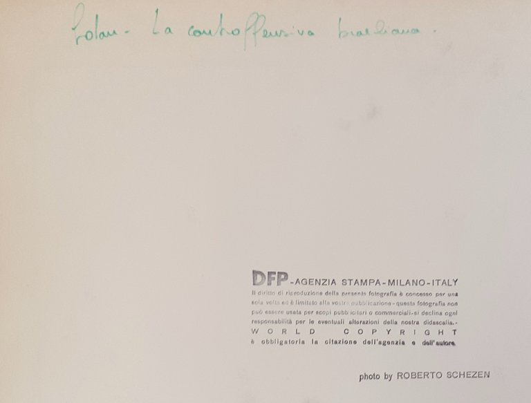 Fotografia originale Roberto Schezen "Sudan. La controffensiva israeliana" 1973