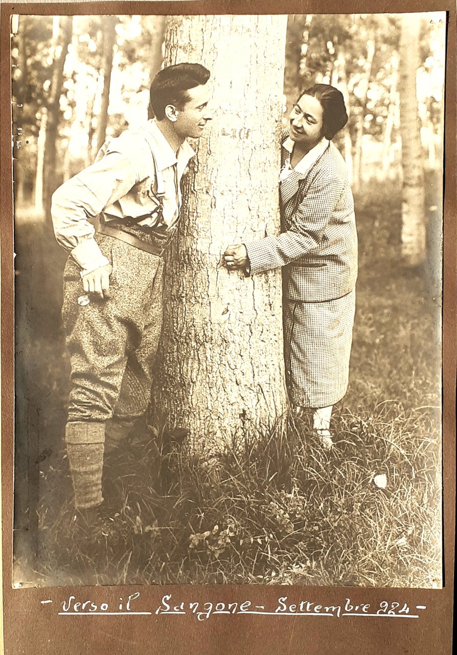 Fotografia originale titolo "Verso il Sangone" settembre 1924