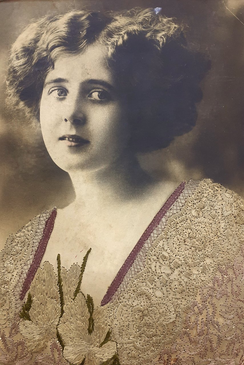 Fotografia usata per coperchio scatola cioccolato Morando &amp; Gariglio 1913 …