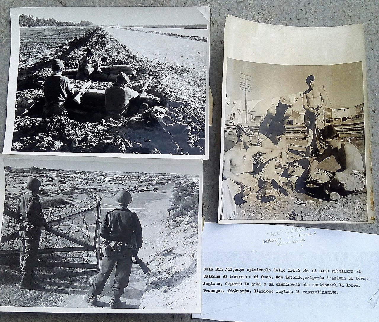 Fotografie d'agenzia - medio oriente anni '50