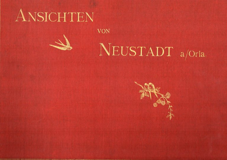 Fotografie NEUSTADT a/ ORLA Germania fine '800