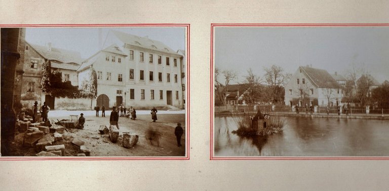Fotografie NEUSTADT a/ ORLA Germania fine '800