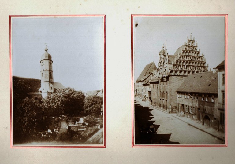 Fotografie NEUSTADT a/ ORLA Germania fine '800