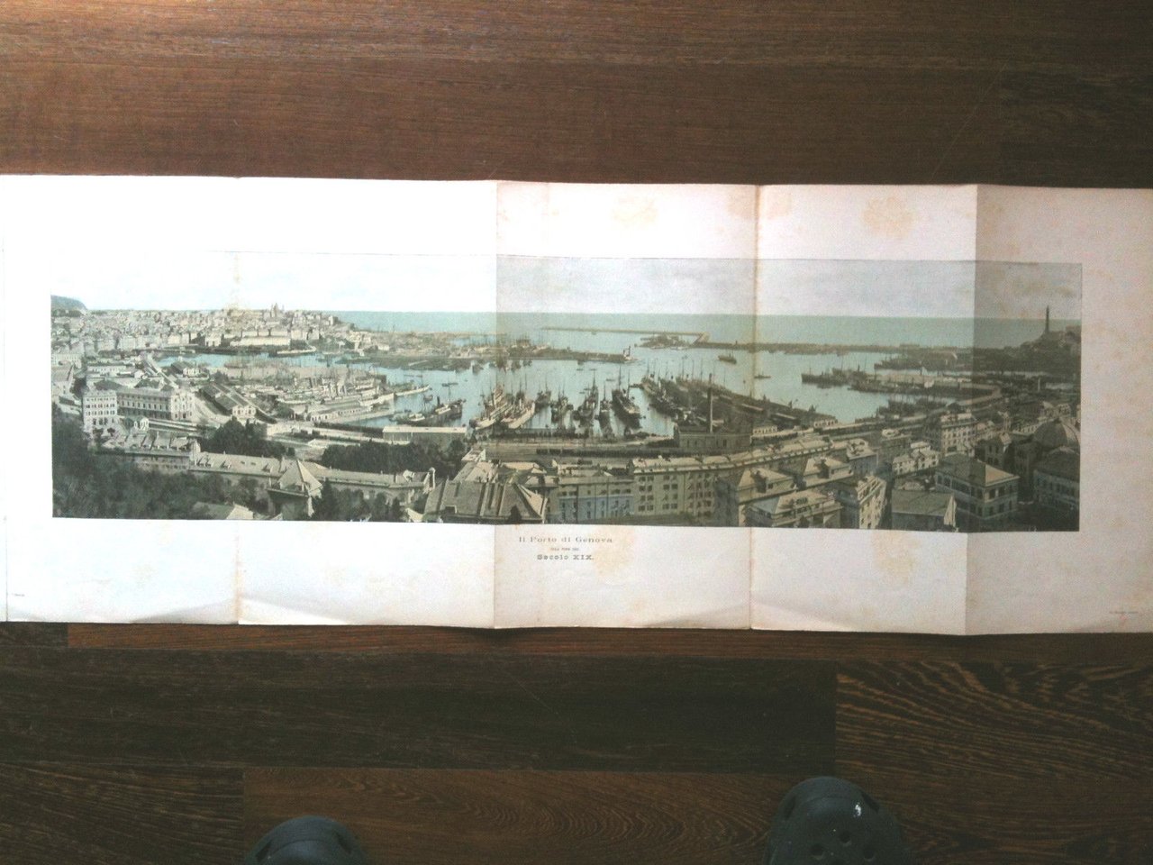 Fotoincisione inizi '900 Il Porto di Genova alla fine del …