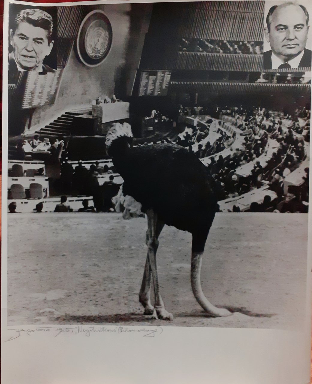 Fotomontaggio dell'artista Sloveno Stane Jagodic 1985