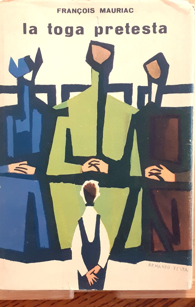 Francis mauriac La toga pretesta 1953 copertina di Armando Testa