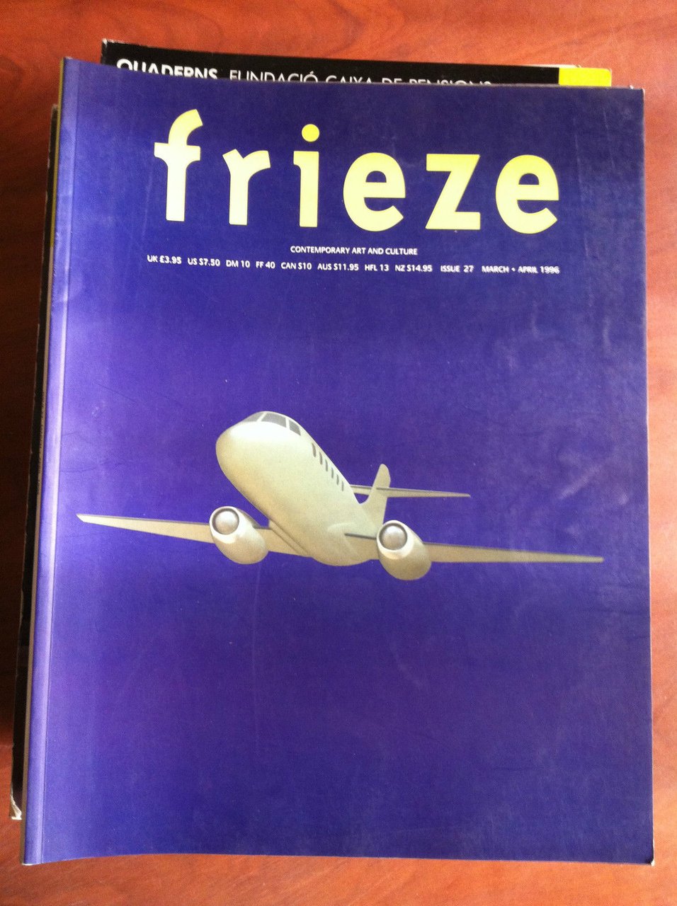 Frieze n^ 27 March/April 1996 Cover: Martin Honert