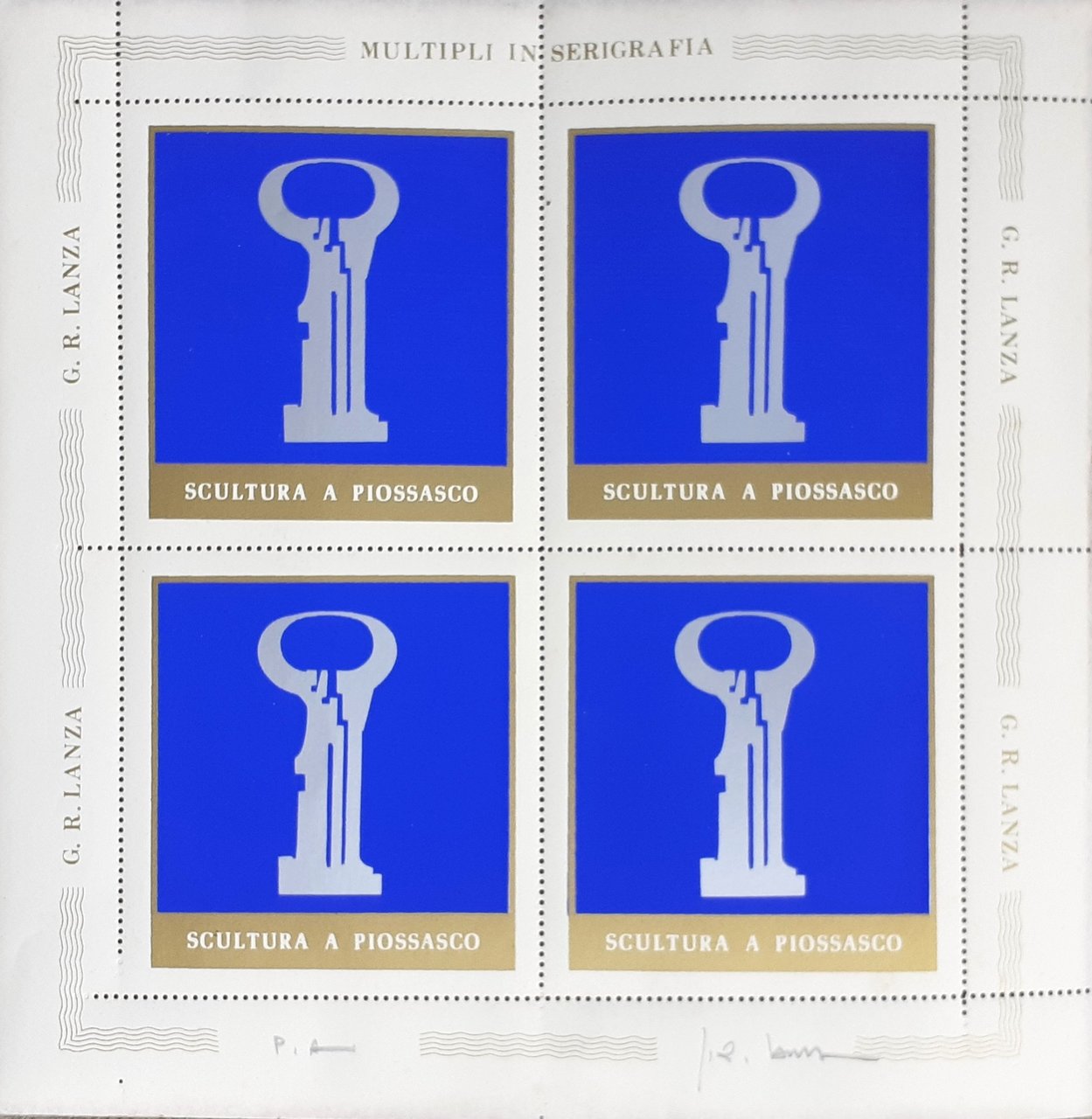 G.R. Lanza multiplo "Scultura a Piossasco" anni '70 | Immagine principale