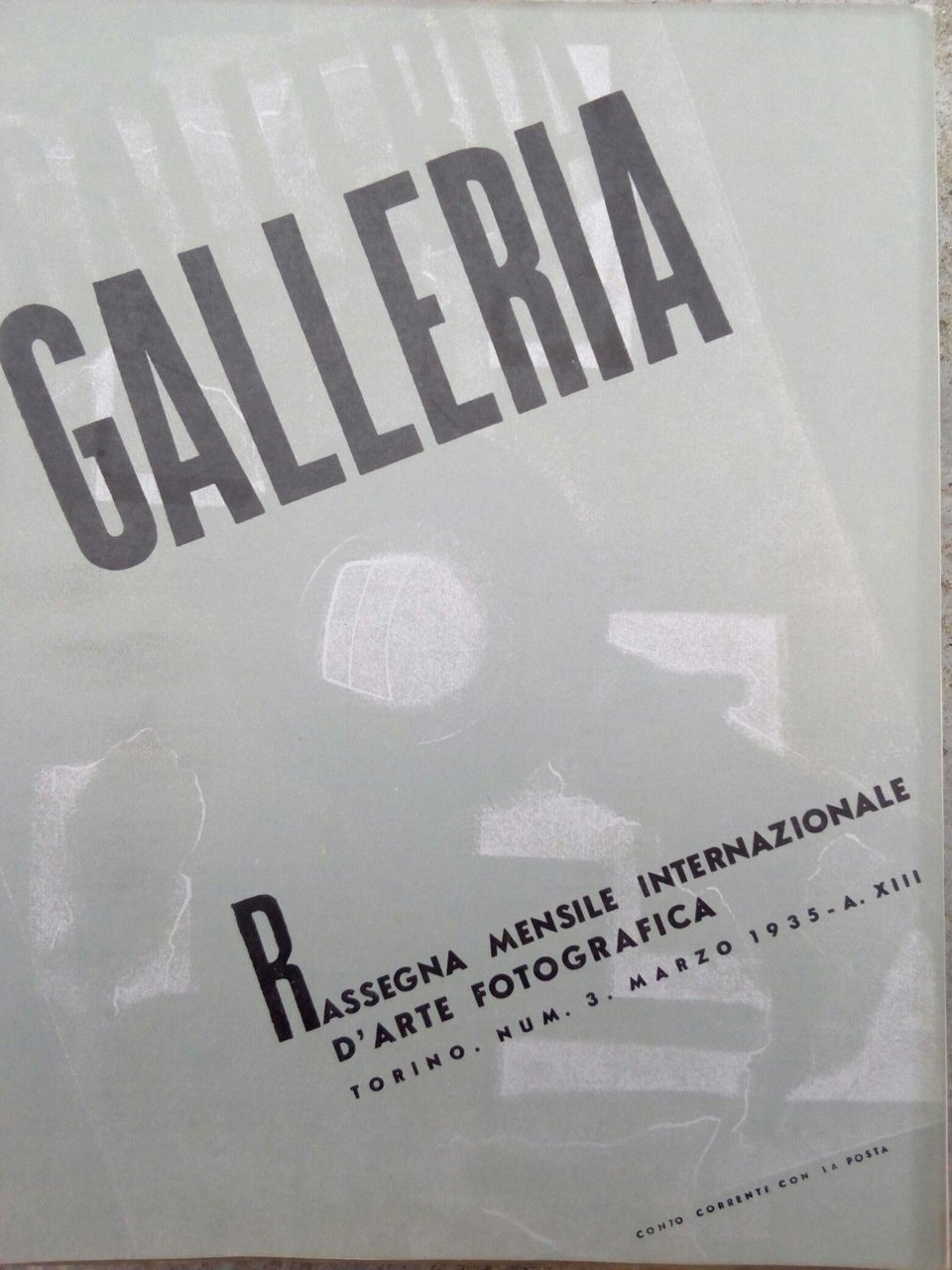 Galleria. Rassegna Mensile Internazionale d'Arte Fotografica (N.3 1935)