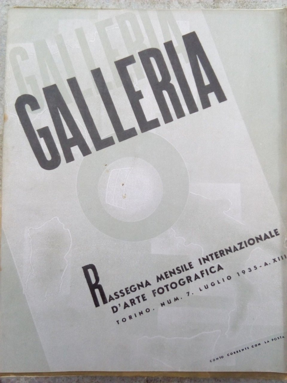 Galleria. Rassegna Mensile Internazionale d'Arte Fotografica (N.7 1935)